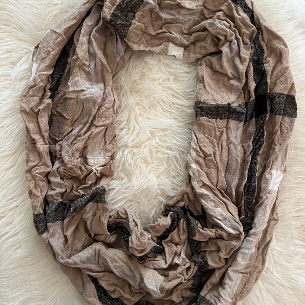 Plaid Infinity Scarf